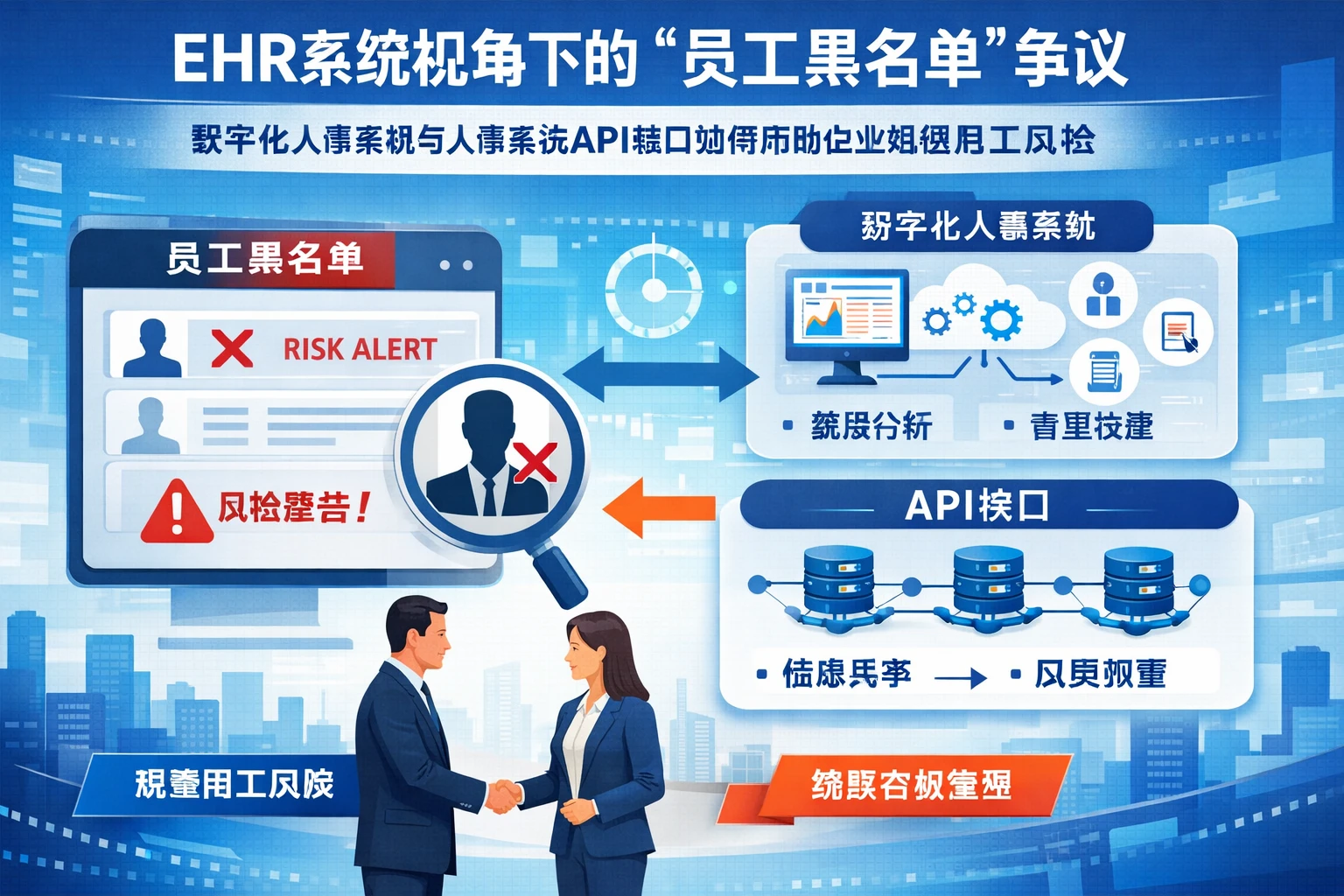 ehr系统视角下的“员工黑名单”争议：数字化人事系统与人事系统API接口如何帮助企业规避用工风险
