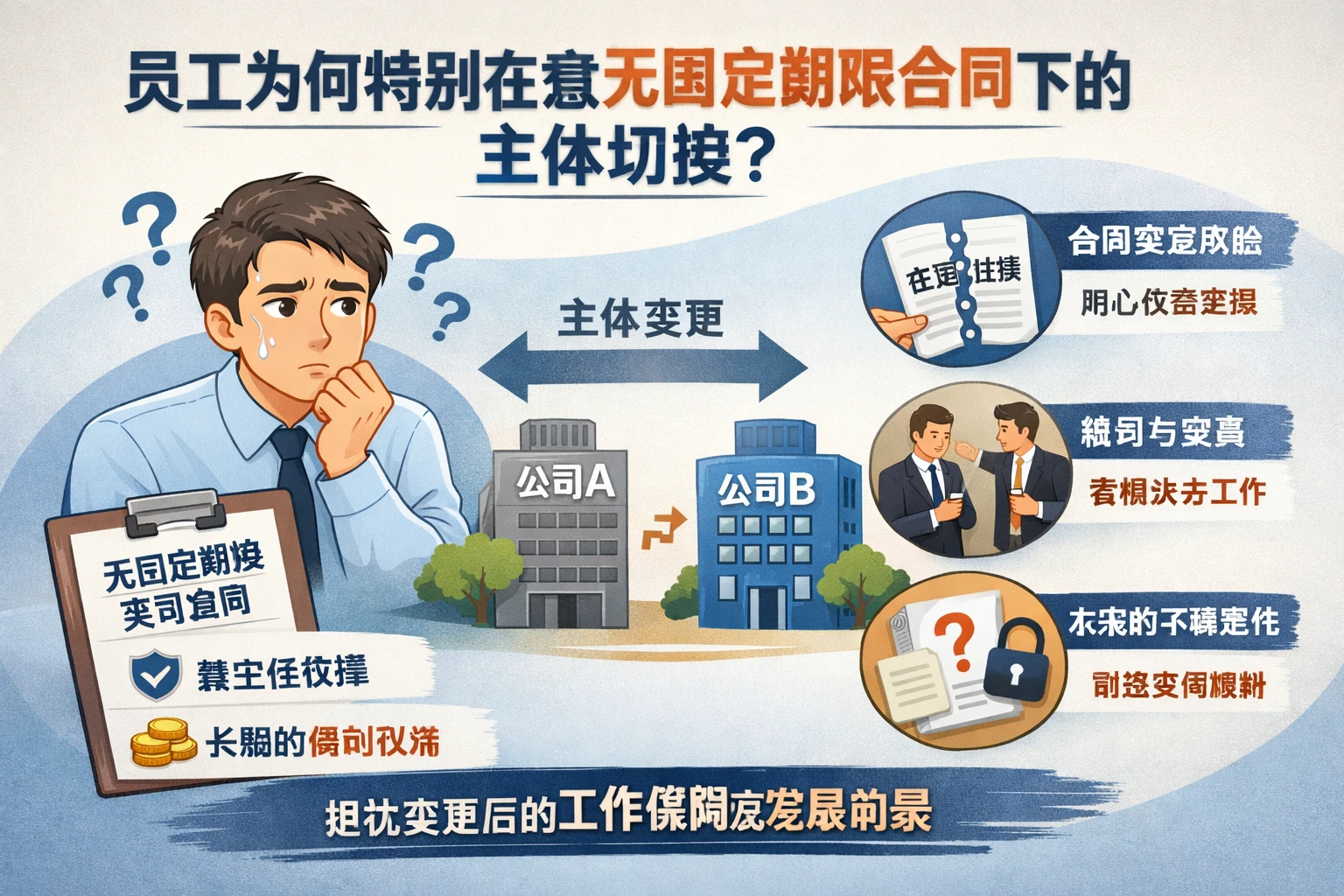 员工为何特别在意无固定期限合同下的主体切换