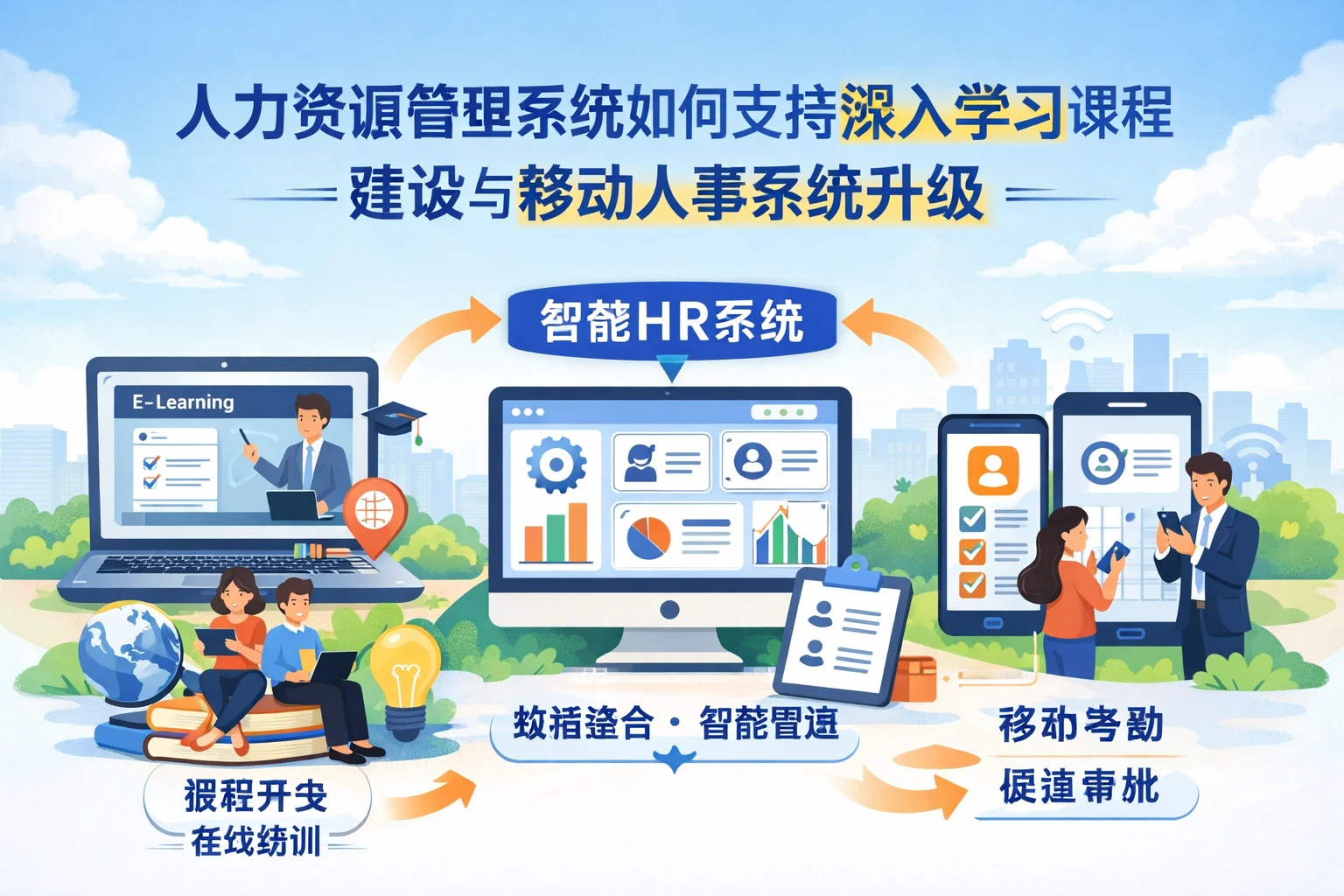 人力资源管理系统如何支持深入学习课程建设与移动人事系统升级