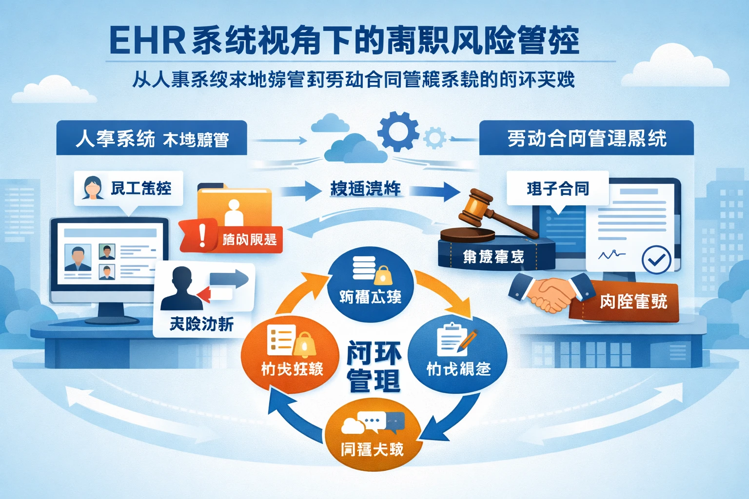 ehr系统视角下的离职风险管控：从人事系统本地部署到劳动合同管理系统的闭环实践