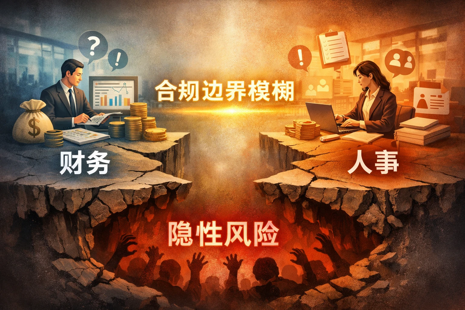 合规边界模糊,财务和人事都在承担隐性风险