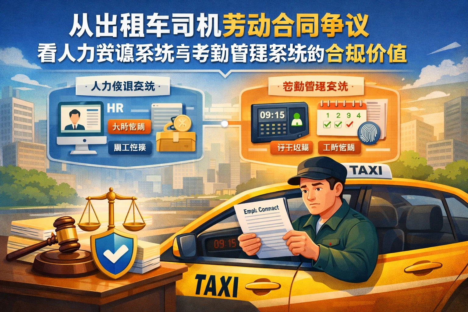 从出租车司机劳动合同争议看人力资源系统与考勤管理系统的合规价值