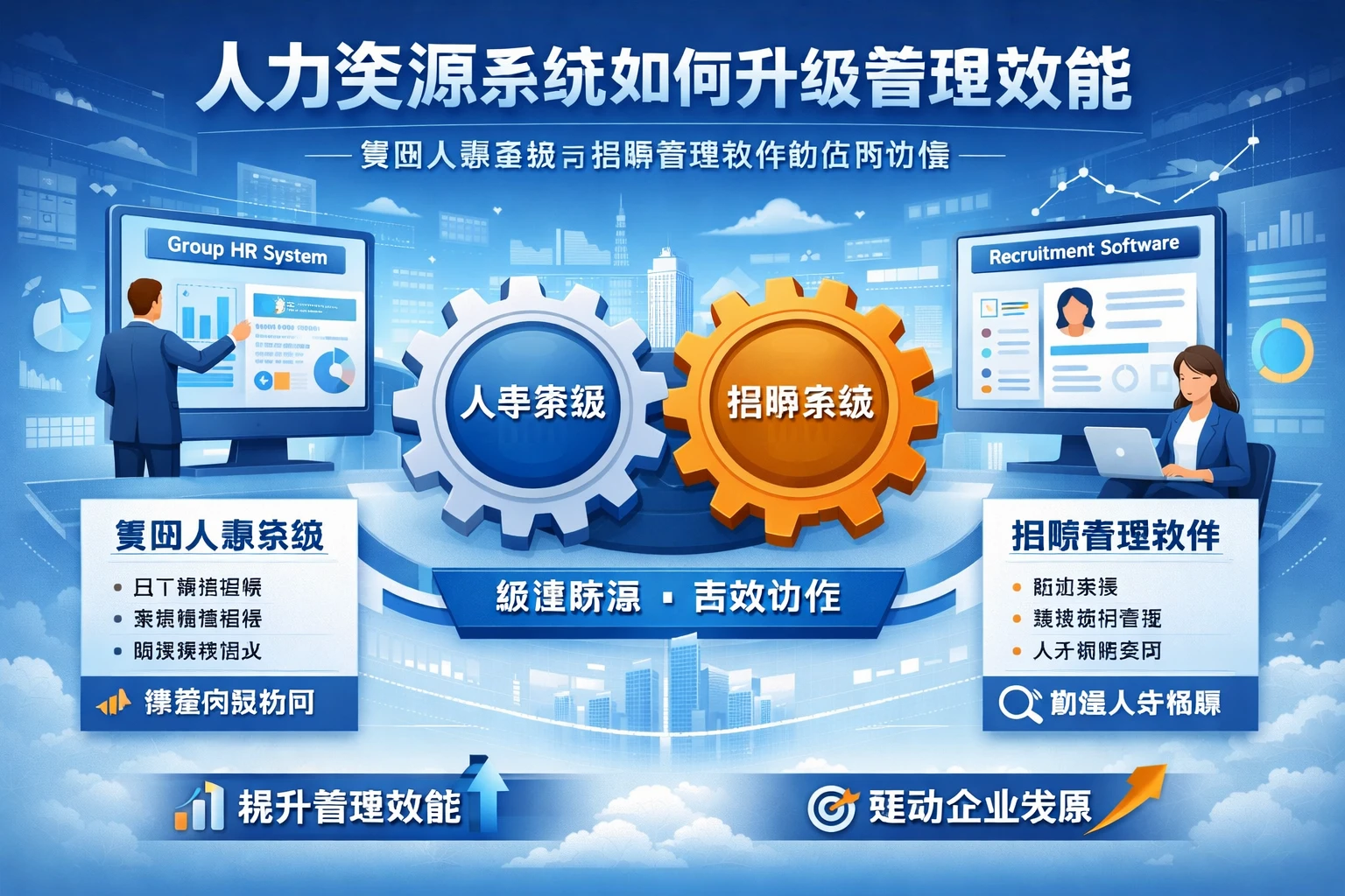人力资源系统如何升级管理效能：集团人事系统与招聘管理软件的应用价值