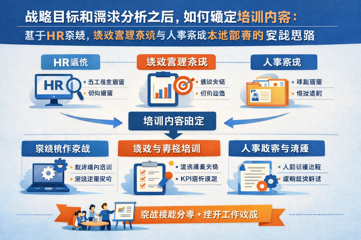 战略目标和需求分析之后，如何确定培训内容：基于HR系统、绩效管理系统与人事系统本地部署的实战思路
