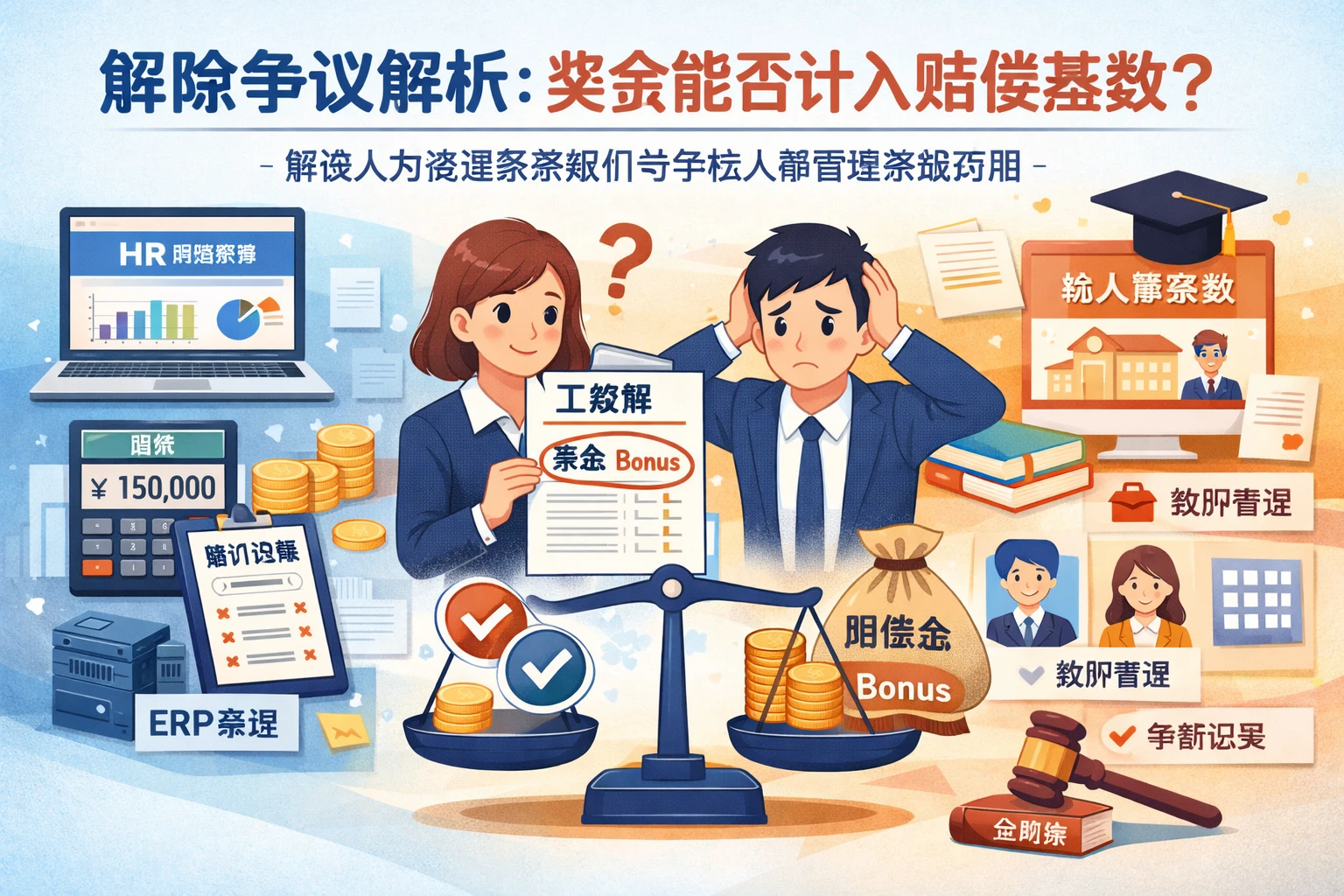 人事管理软件视角下的解除争议解析：奖金能否计入赔偿基数？兼谈人力资源系统报价与学校人事管理系统应用