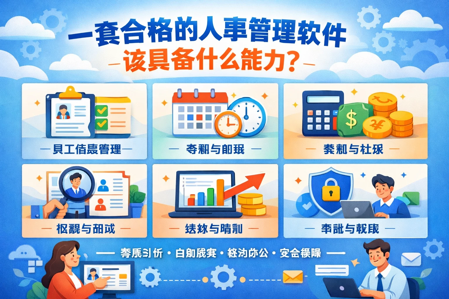 一套合格的人事管理软件该具备什么能力