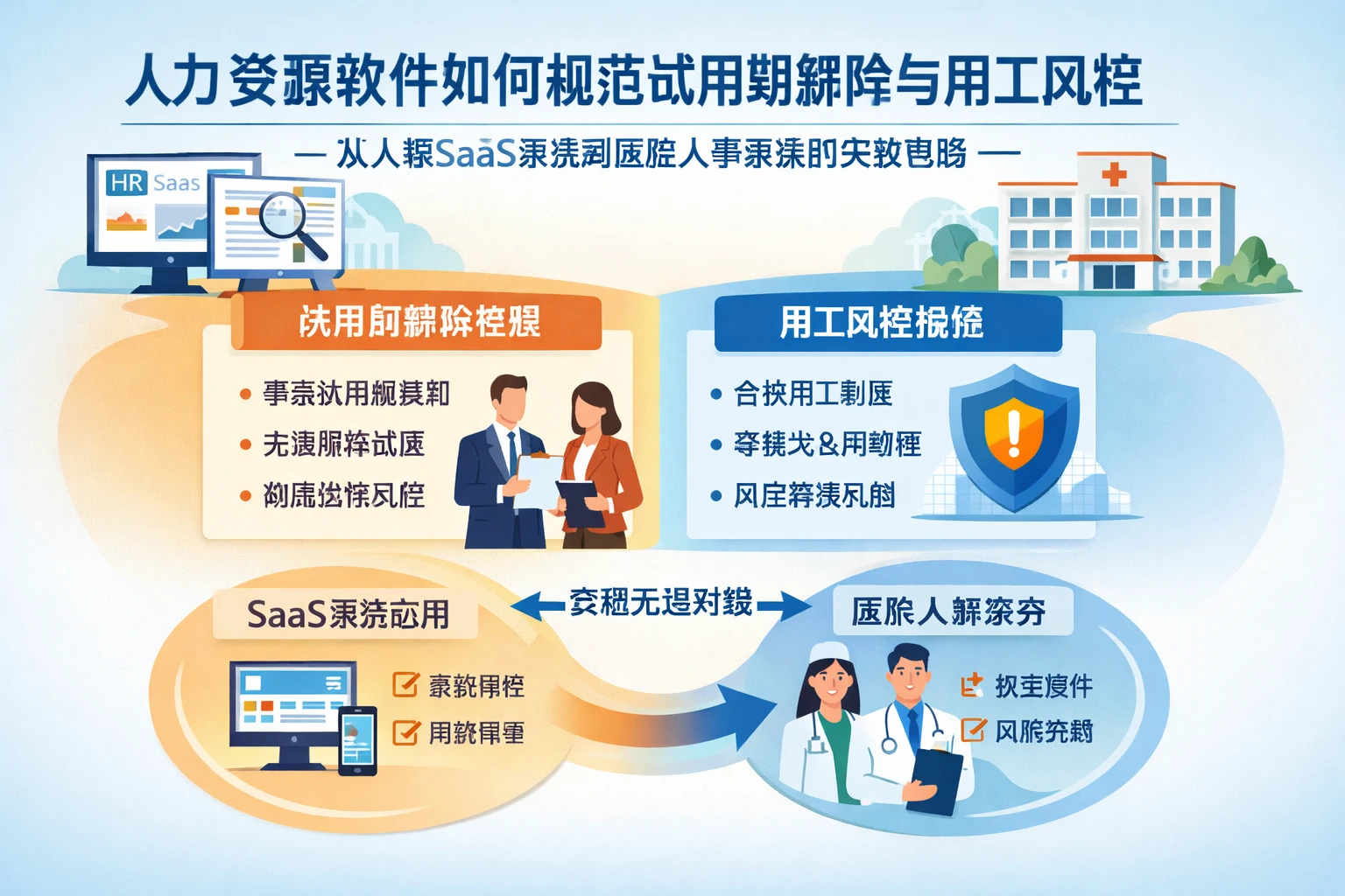 人力资源软件如何规范试用期解除与用工风控:从人事SaaS系统到医院人事系统的实务思路