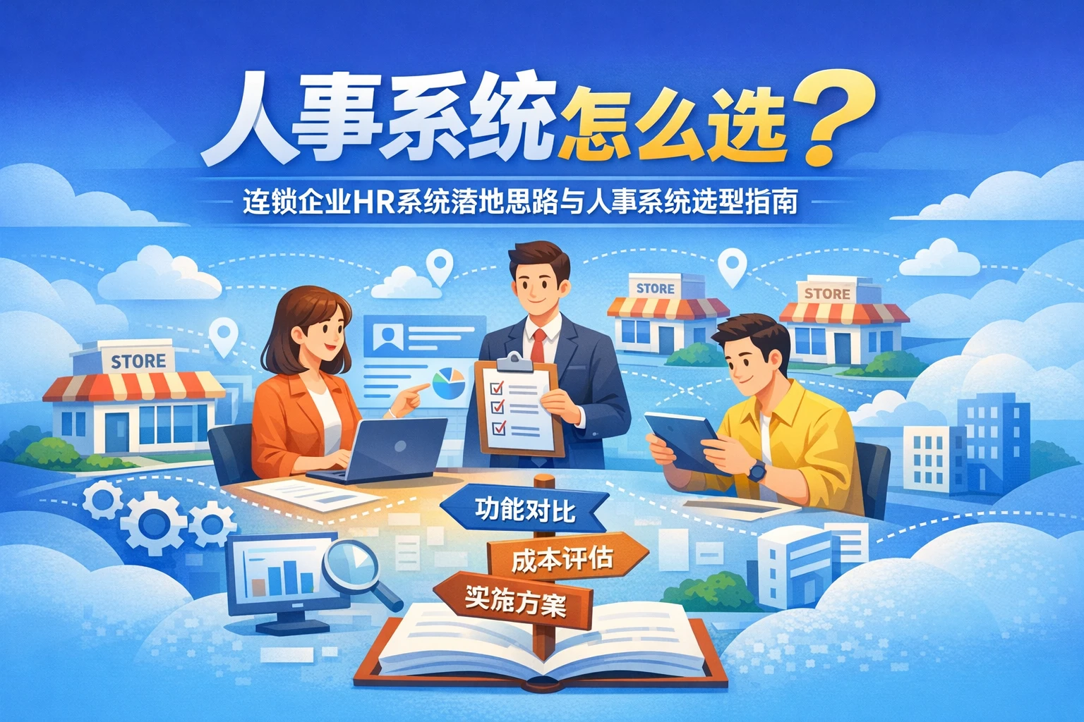 人事系统怎么选?连锁企业HR系统落地思路与人事系统选型指南