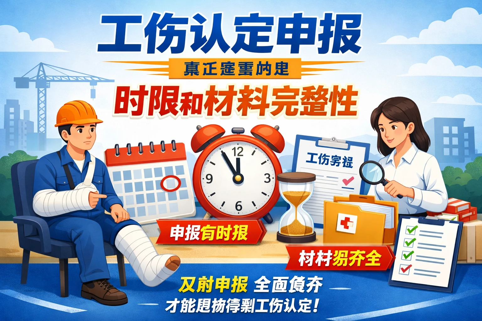 工伤认定申报：真正重要的是时限和材料完整性