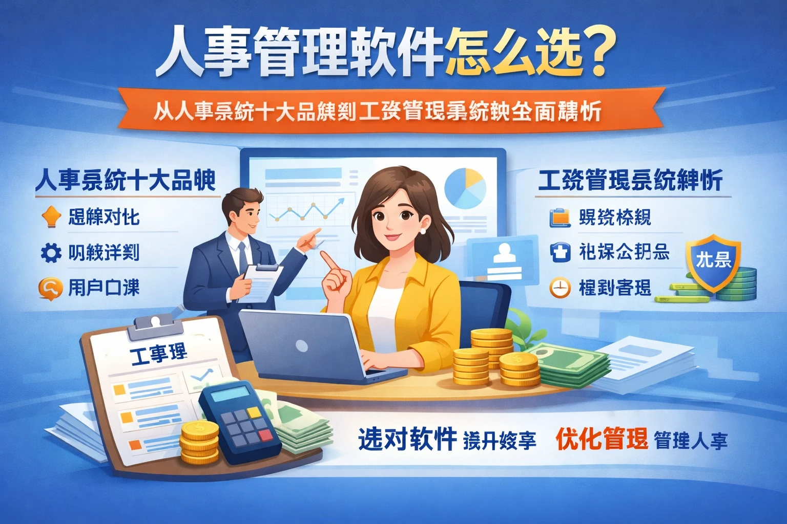 人事管理软件怎么选？从人事系统十大品牌到工资管理系统的全面解析