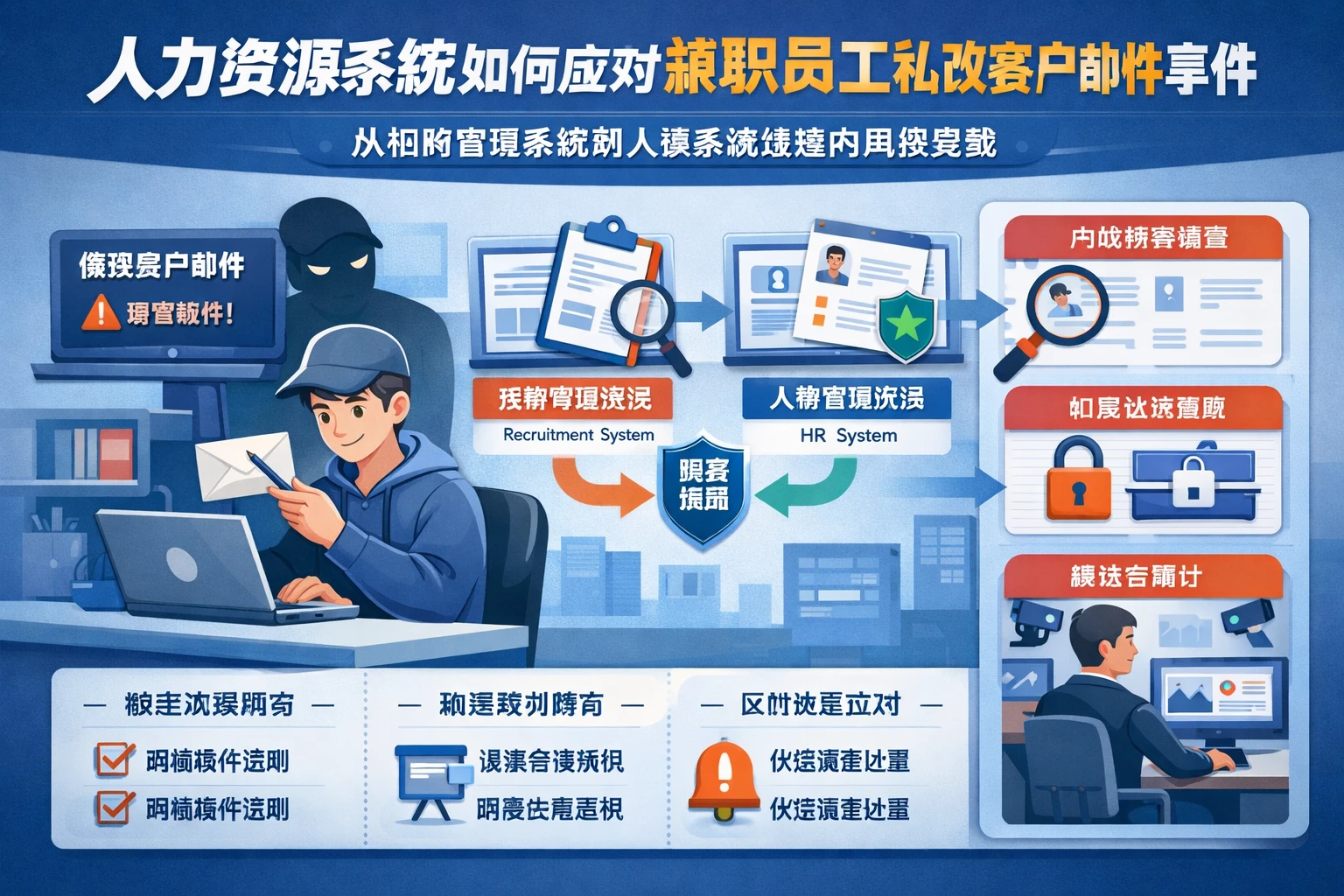 人力资源系统如何应对兼职员工私改客户邮件事件：从招聘管理系统到人事系统选型的风控实践