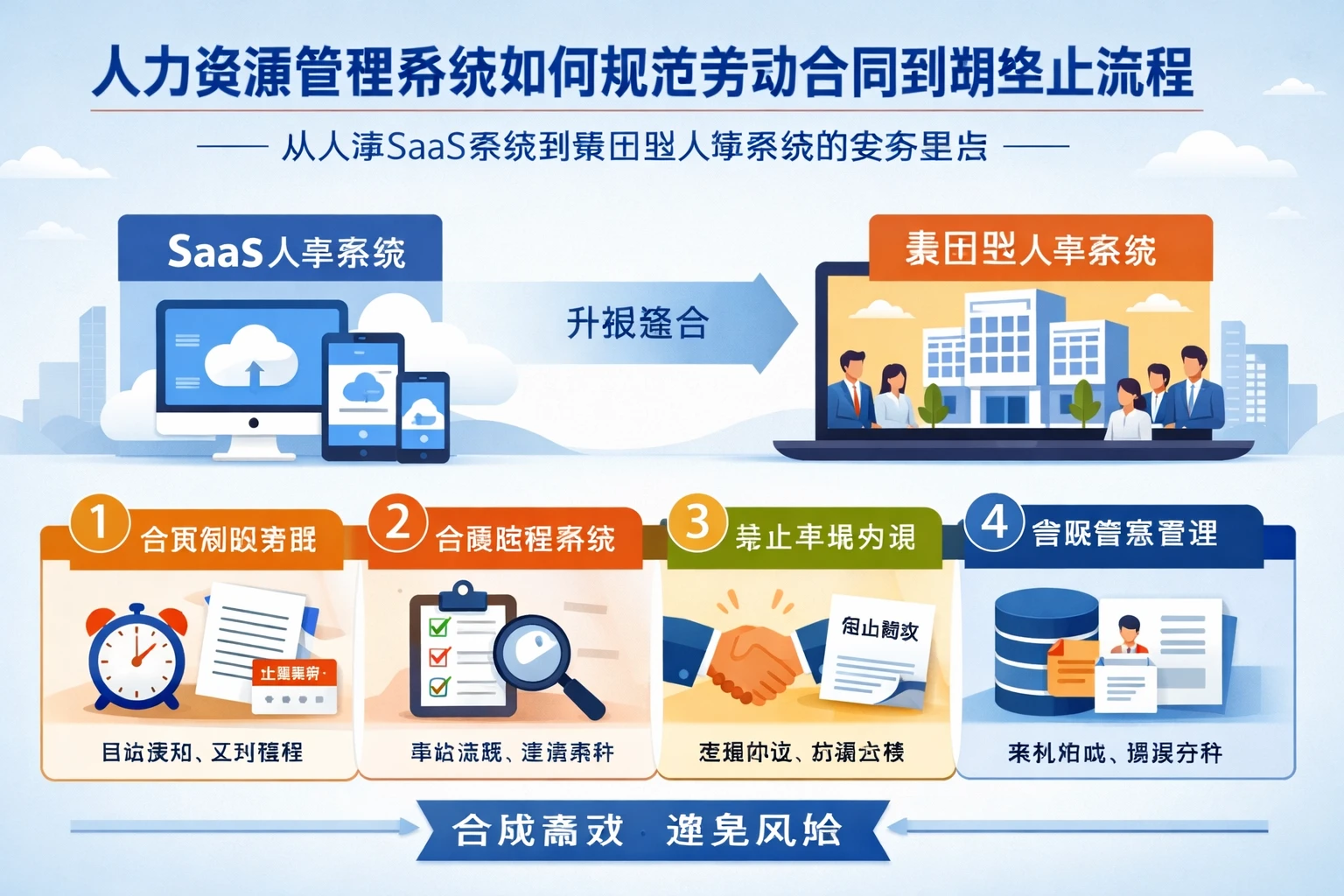 人力资源管理系统如何规范劳动合同到期终止流程：从人事SaaS系统到集团型人事系统的实务要点