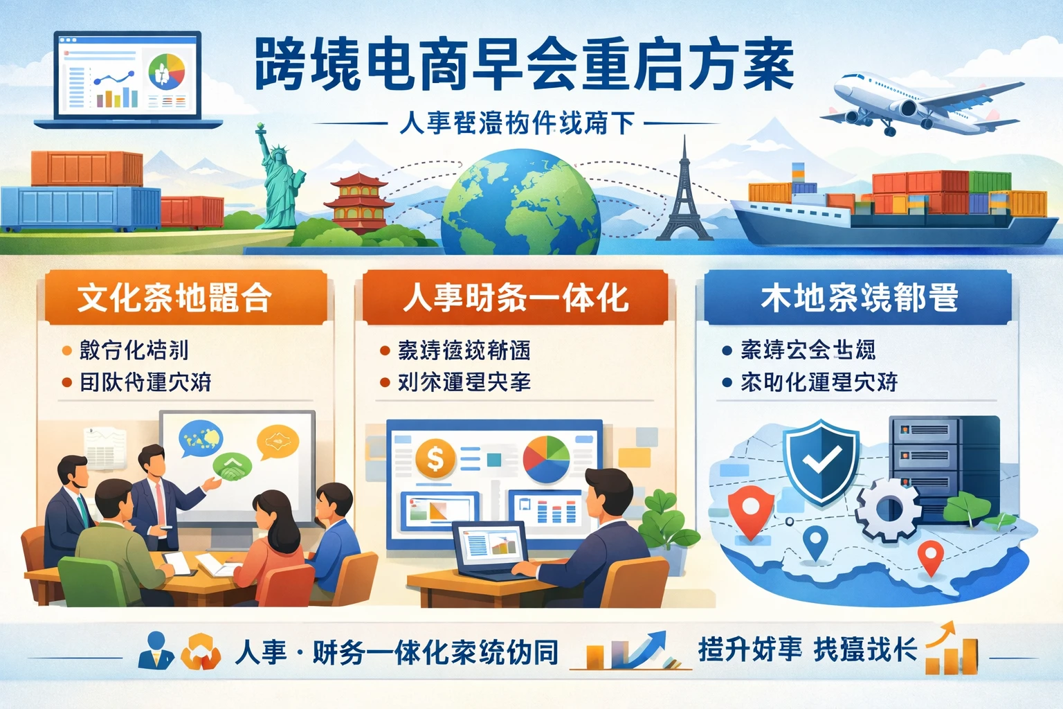 人事管理软件视角下的跨境电商早会重启方案:兼顾文化落地、人事财务一体化系统协同与人事系统本地部署需求