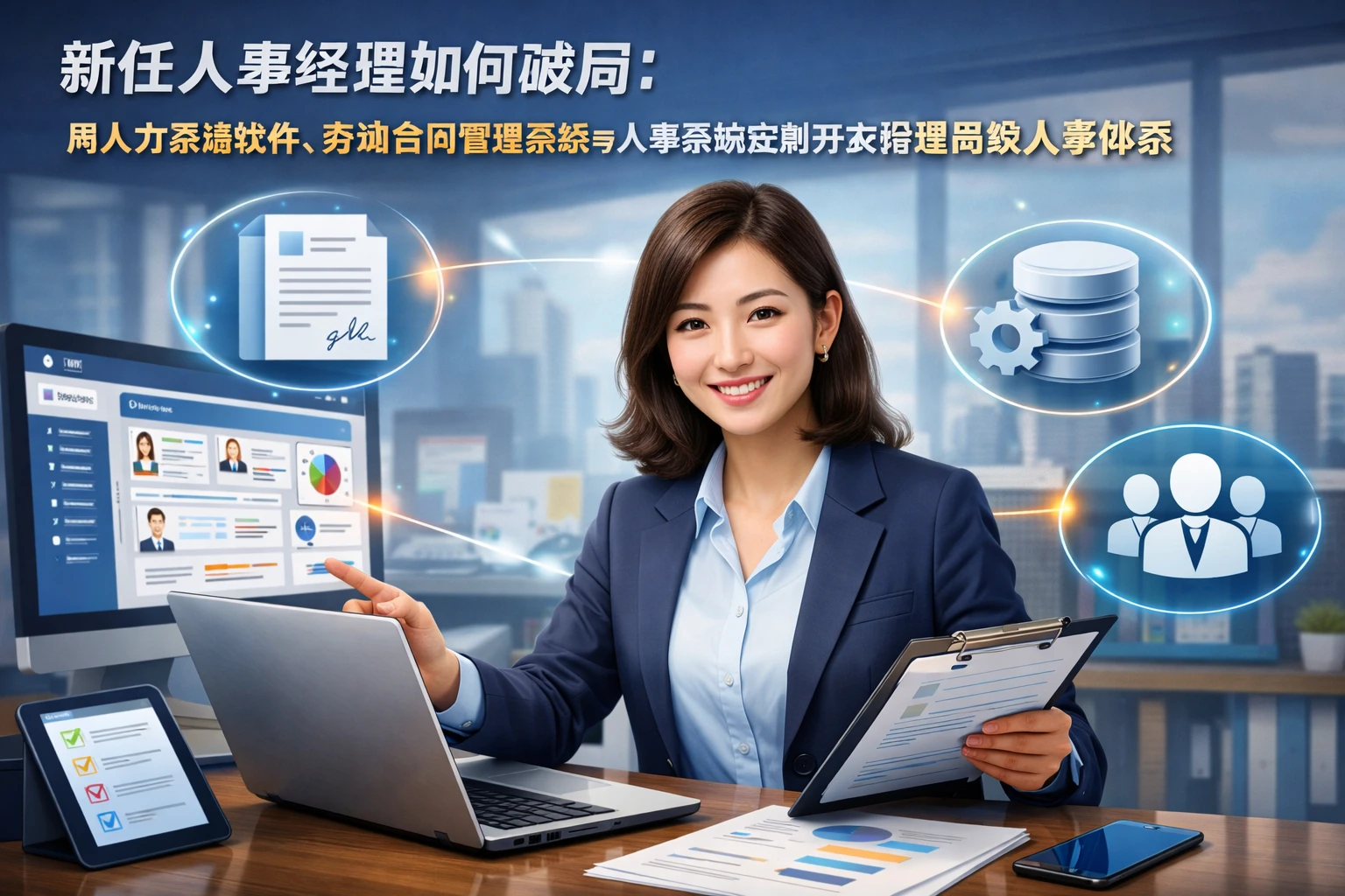 新任人事经理如何破局：用人力资源软件、劳动合同管理系统与人事系统定制开发搭建高效人事体系