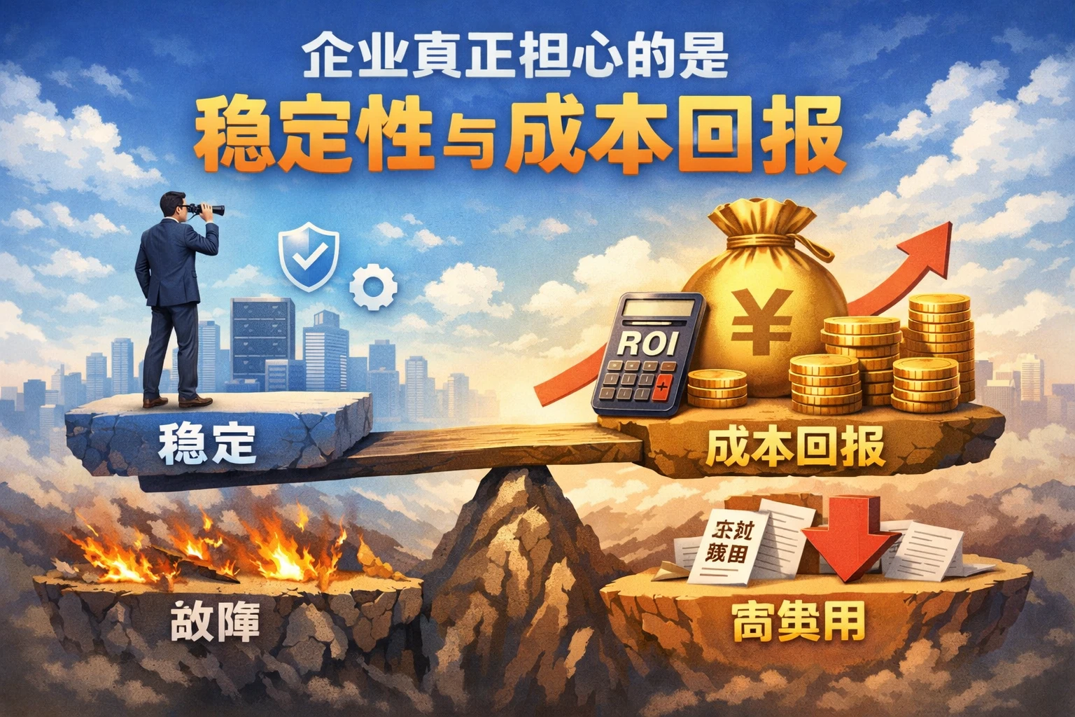 企业真正担心的是稳定性与成本回报