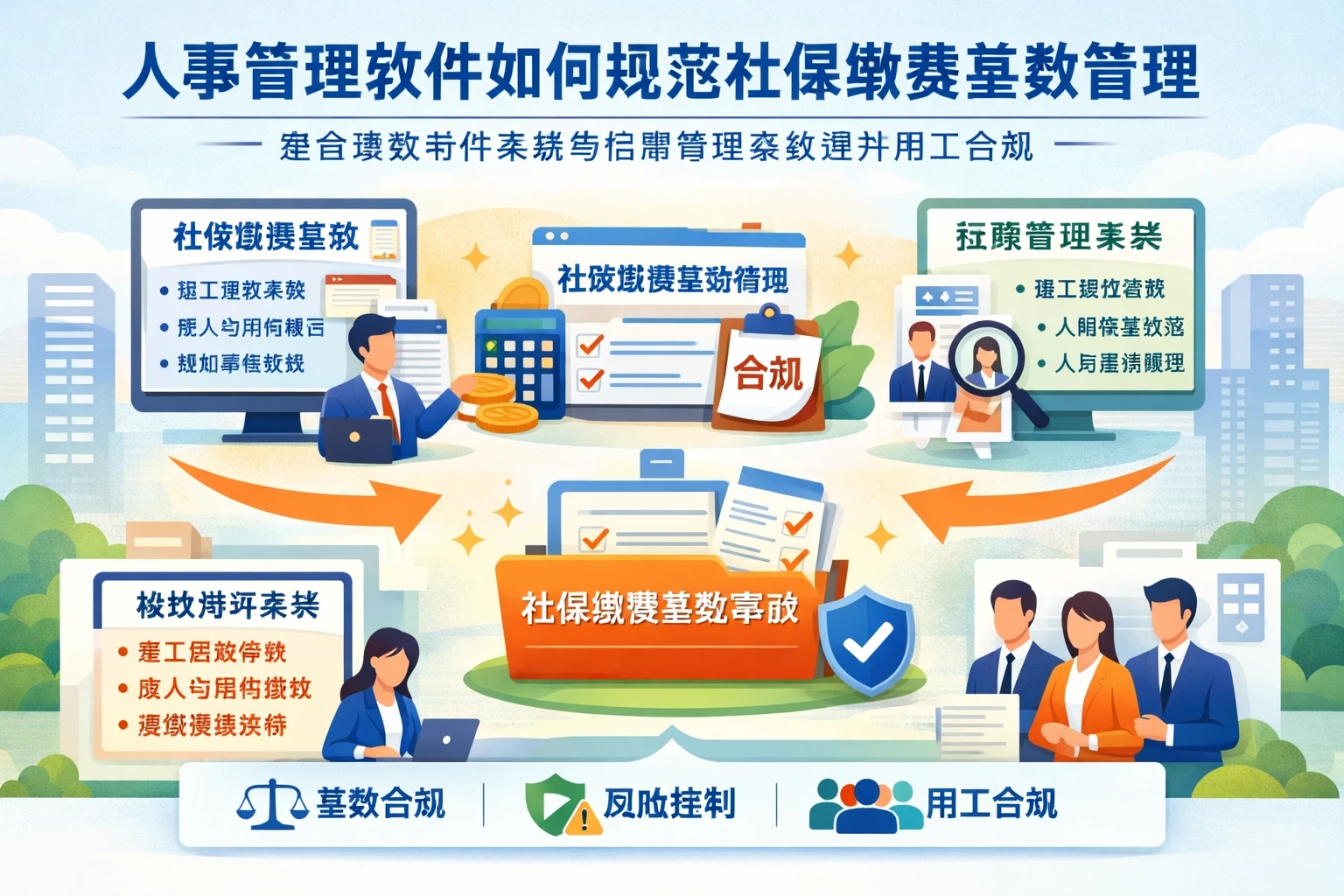 人事管理软件如何规范社保缴费基数管理：结合绩效考评系统与招聘管理系统提升用工合规