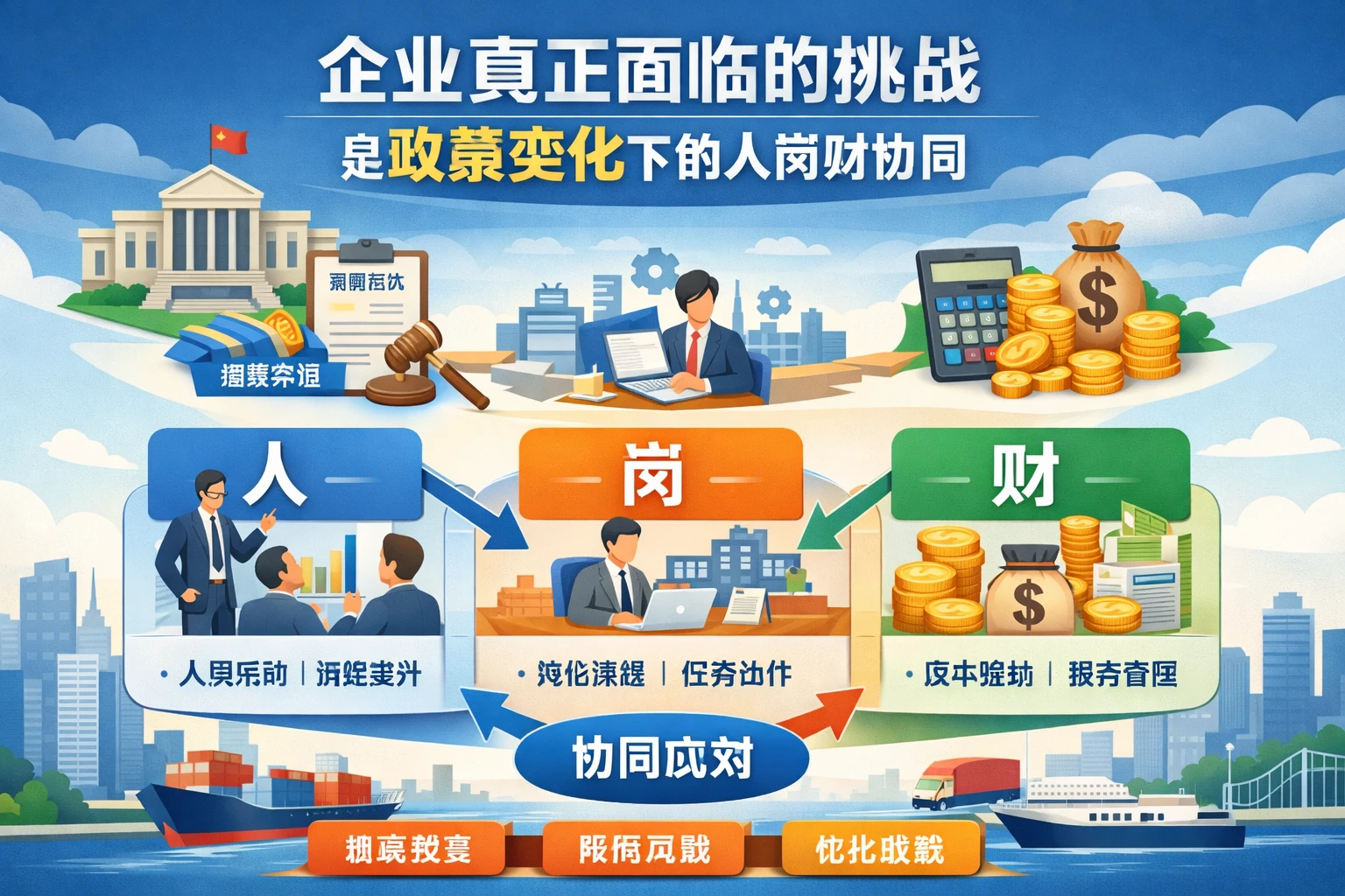企业真正面临的挑战,是政策变化下的人岗财协同