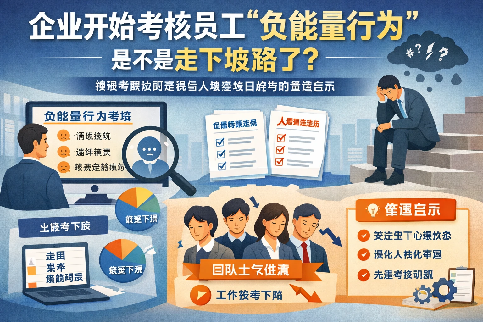 人力资源系统视角下，企业开始考核员工“负能量行为”是不是走下坡路了？兼谈考勤排班系统与人事系统白皮书的管理启示