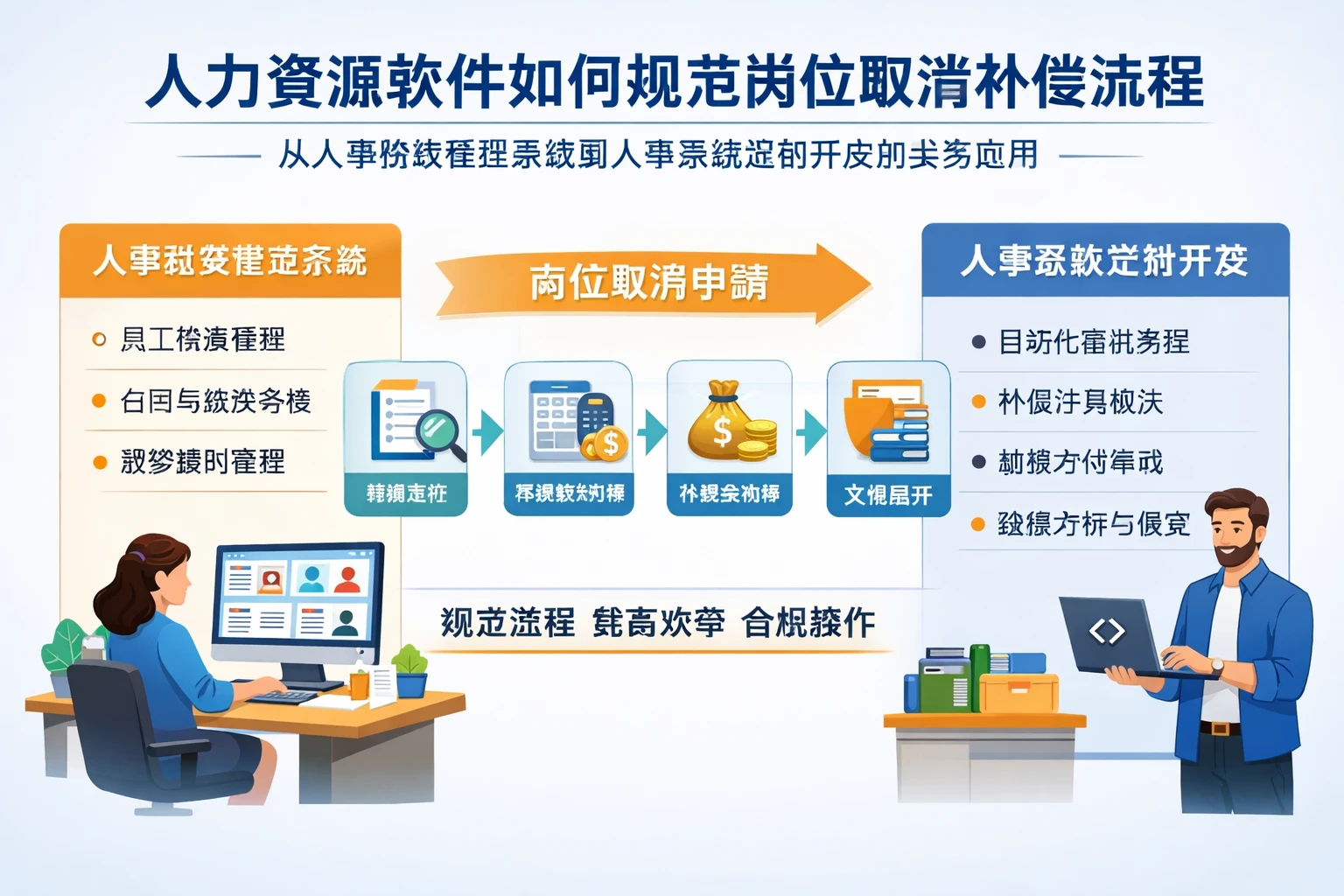 人力资源软件如何规范岗位取消补偿流程：从人事档案管理系统到人事系统定制开发的实务应用