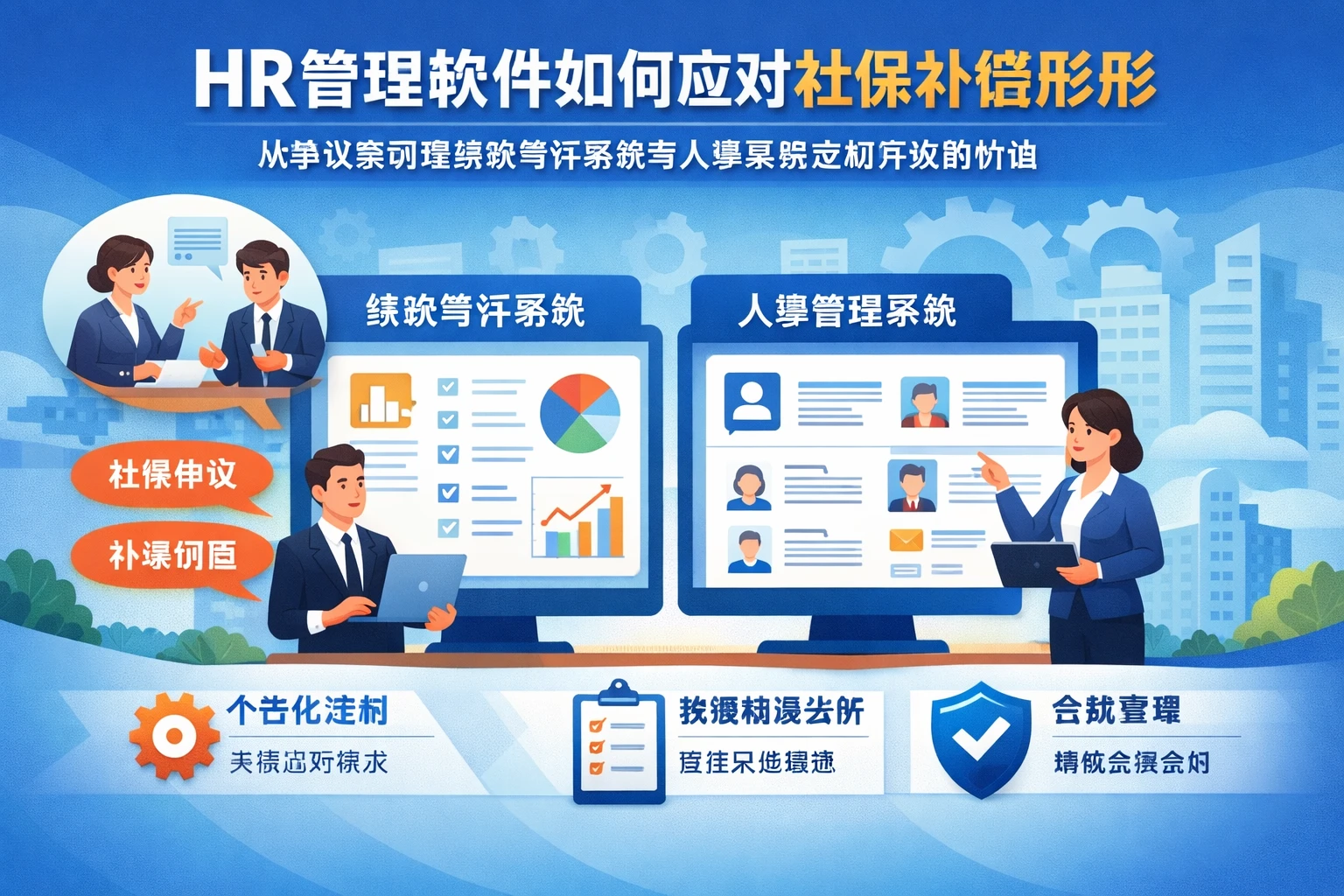 HR管理软件如何应对社保补缴情形:从争议案例看绩效考评系统与人事系统定制开发的价值