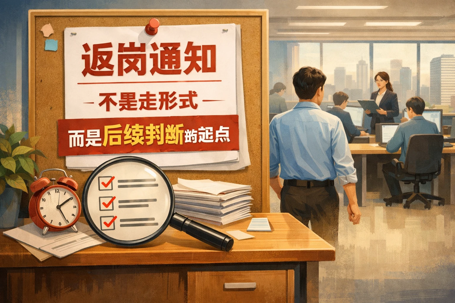 返岗通知不是走形式，而是后续判断的起点