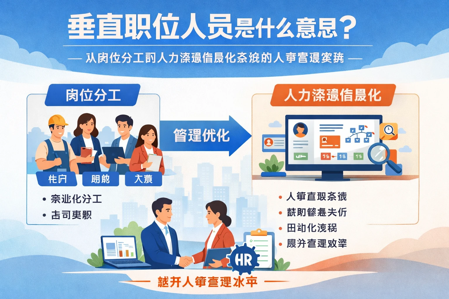 垂直职位人员是什么意思？从岗位分工到人力资源信息化系统的人事管理实践