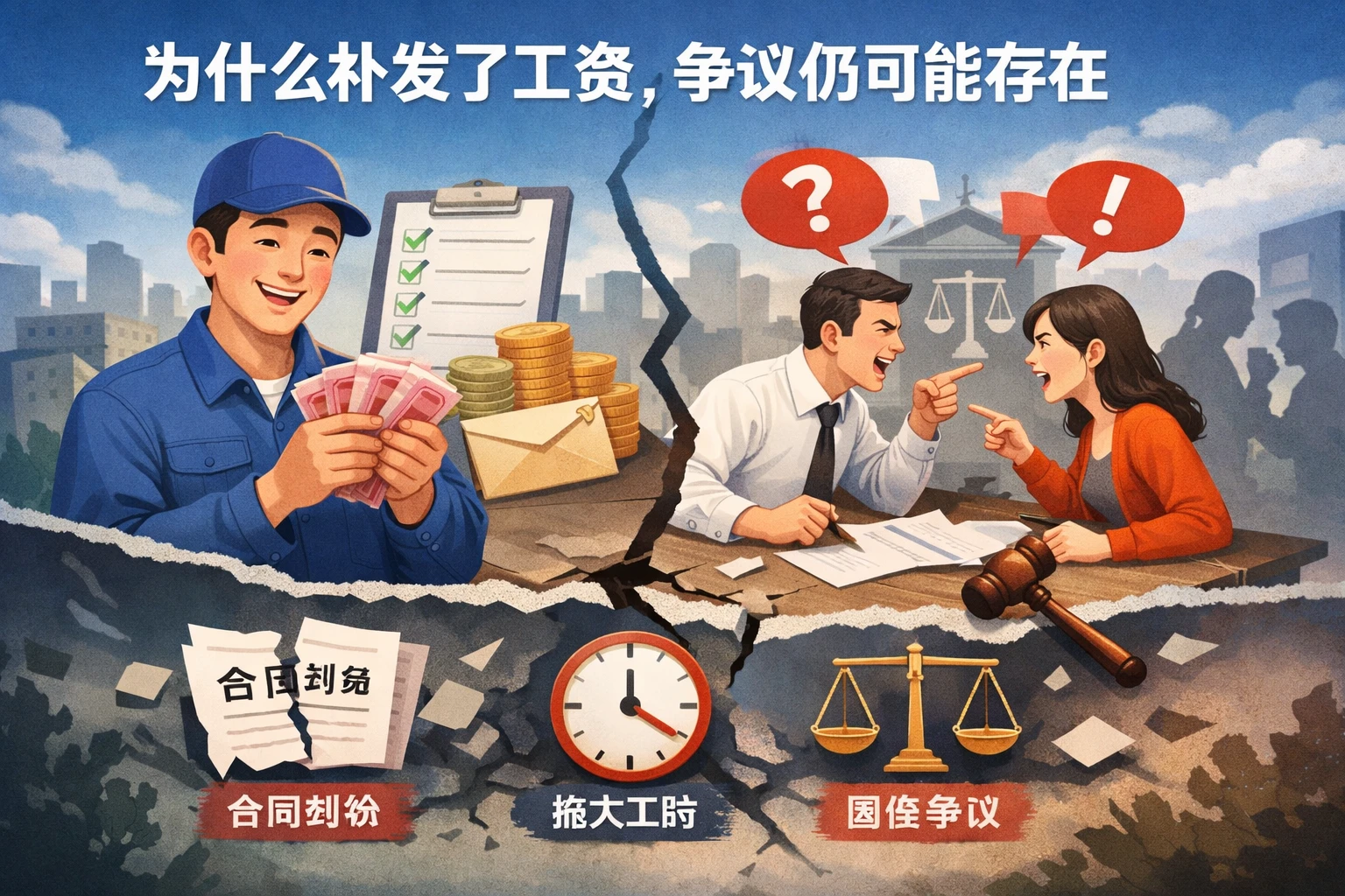 为什么补发了工资，争议仍可能存在