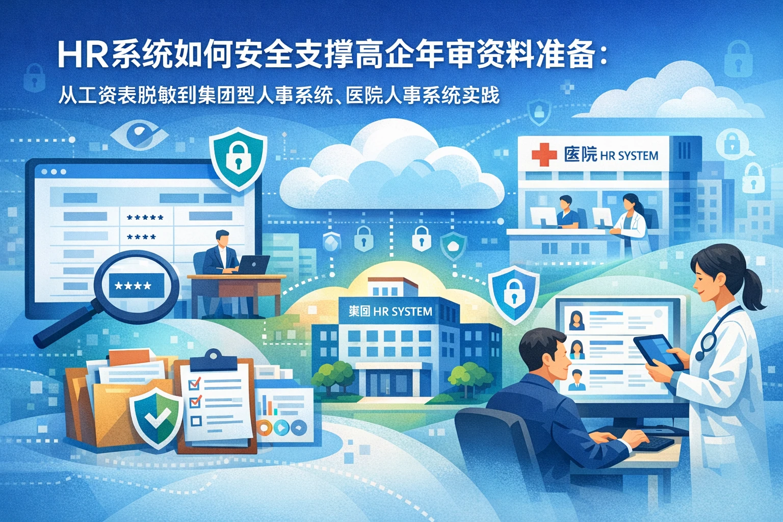 HR系统如何安全支撑高企年审资料准备：从工资表脱敏到集团型人事系统、医院人事系统实践