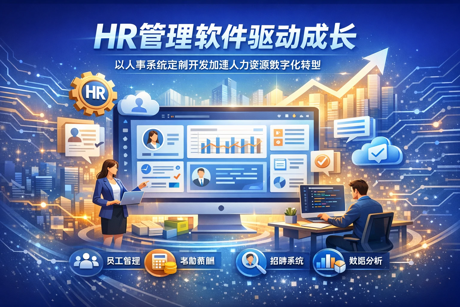 HR管理软件驱动成长：以人事系统定制开发加速人力资源数字化转型
