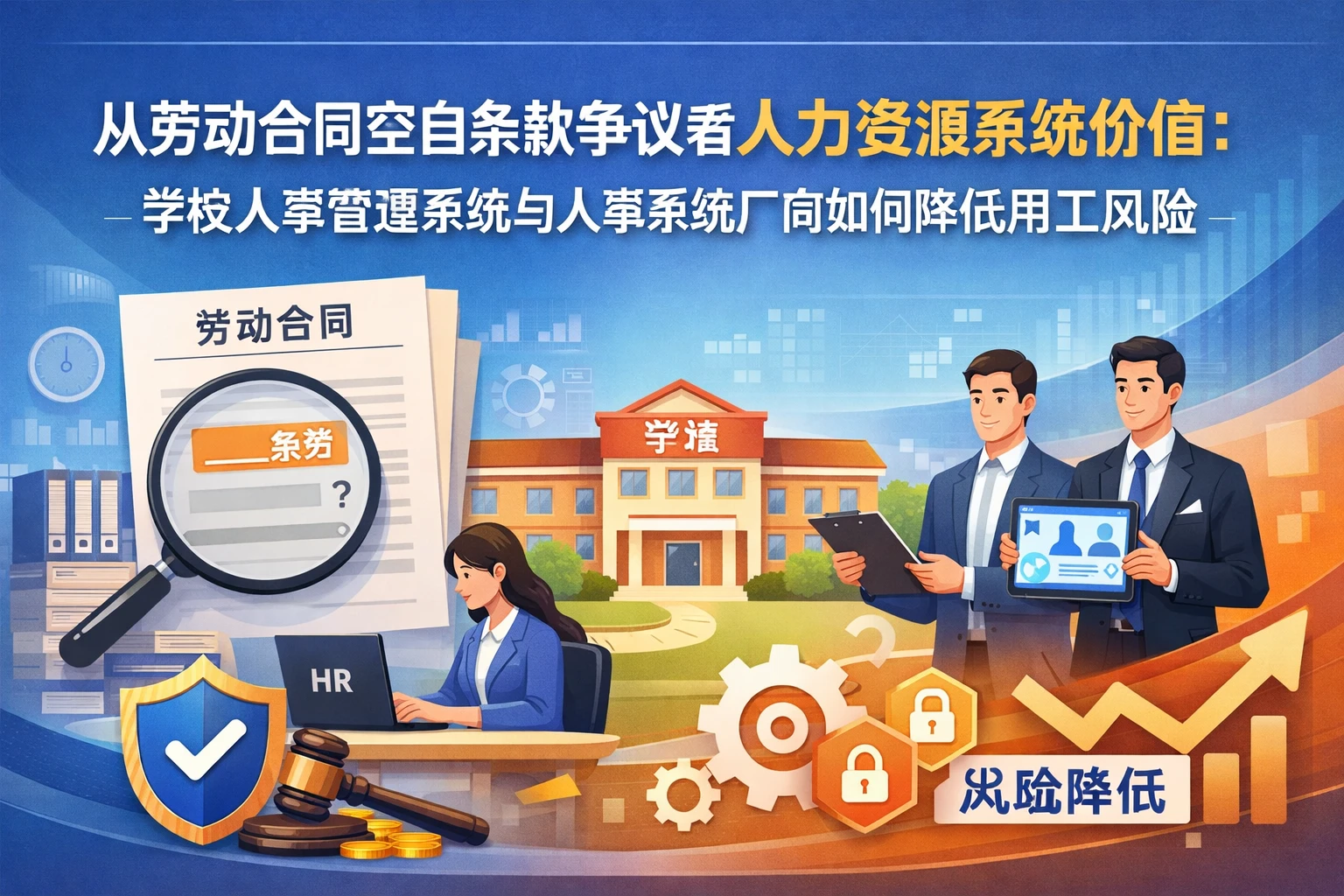 从劳动合同空白条款争议看人力资源系统价值:学校人事管理系统与人事系统厂商如何降低用工风险