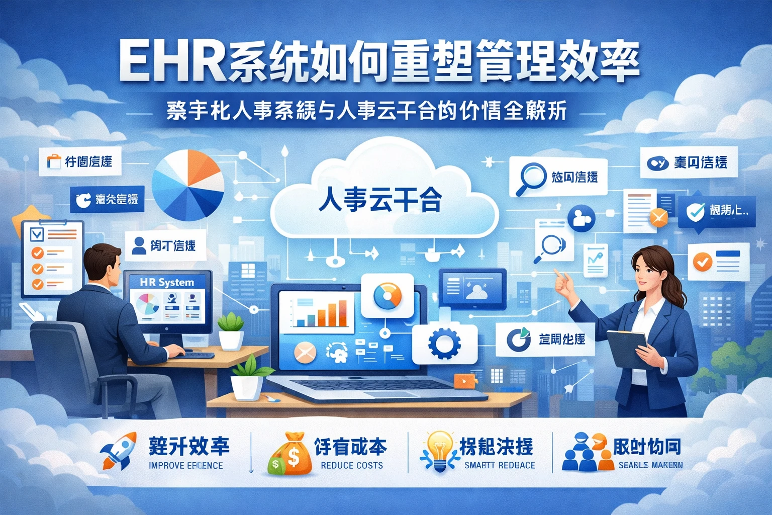 ehr系统如何重塑管理效率：数字化人事系统与人事云平台的价值全解析