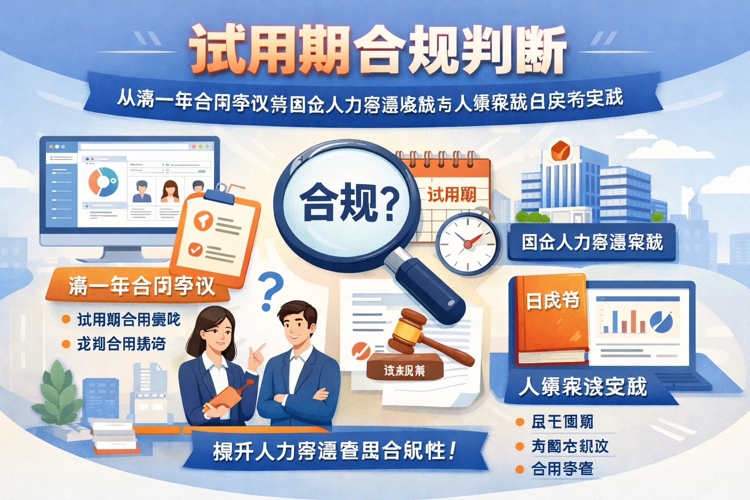 人事管理软件视角下的试用期合规判断:从满一年合同争议到国企人力资源系统与人事系统白皮书实践