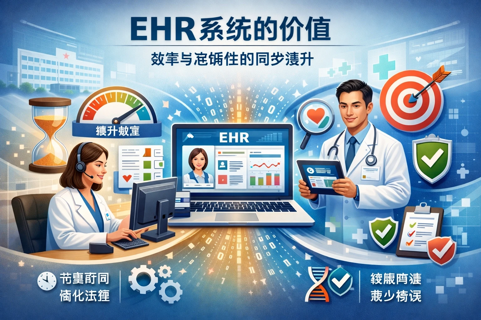 ehr系统的价值，体现在效率与准确性的同步提升