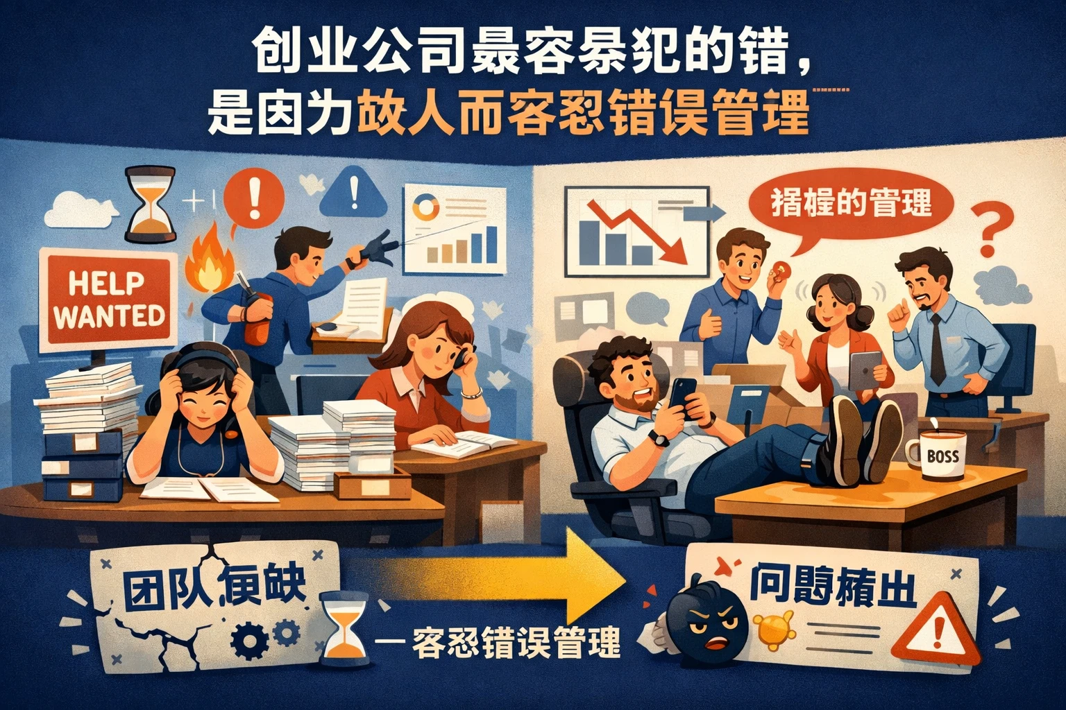 创业公司最容易犯的错，是因为缺人而容忍错误管理