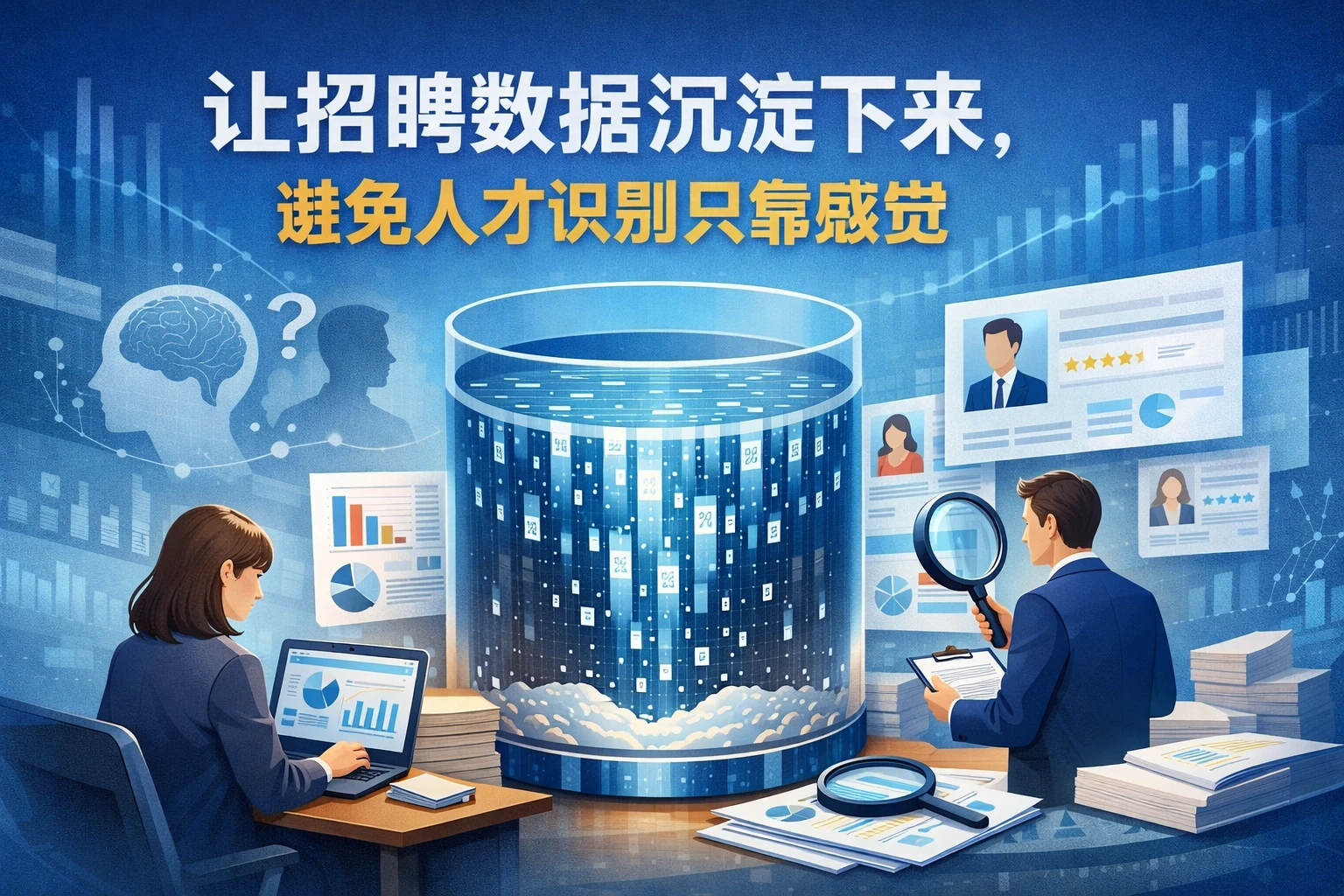 让招聘数据沉淀下来，避免人才识别只靠感觉