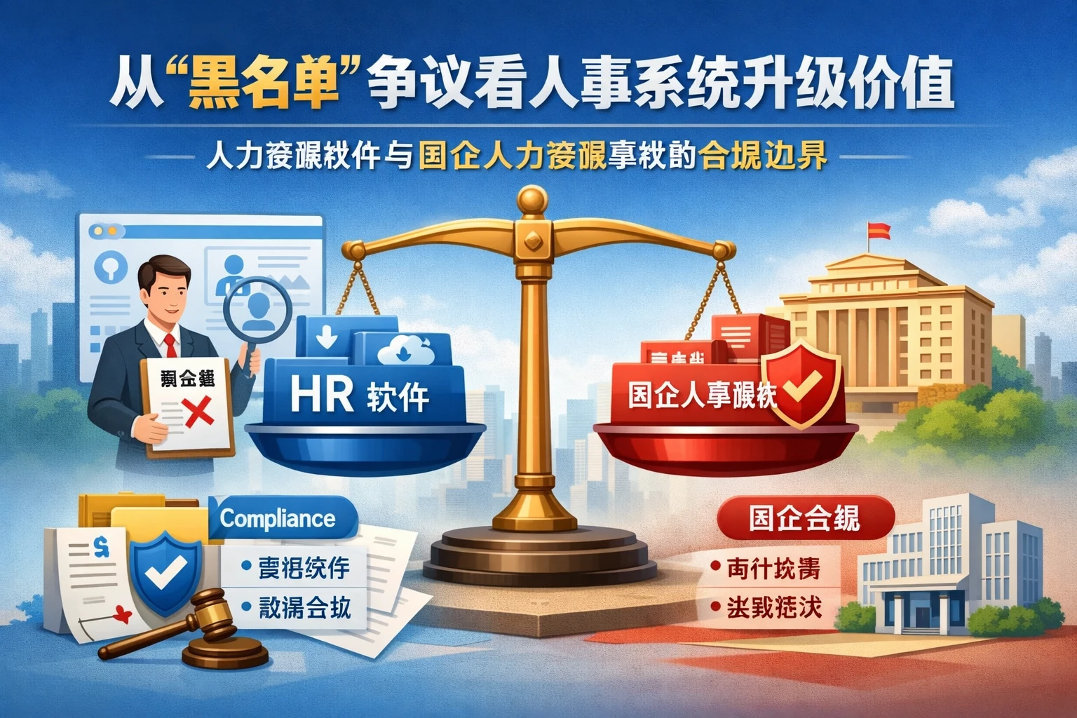 从“黑名单”争议看人事系统升级价值：人力资源软件与国企人力资源系统的合规边界