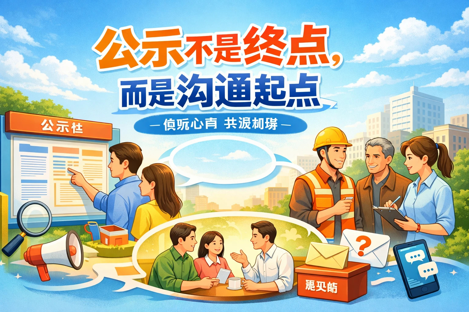 公示不是终点，而是沟通起点