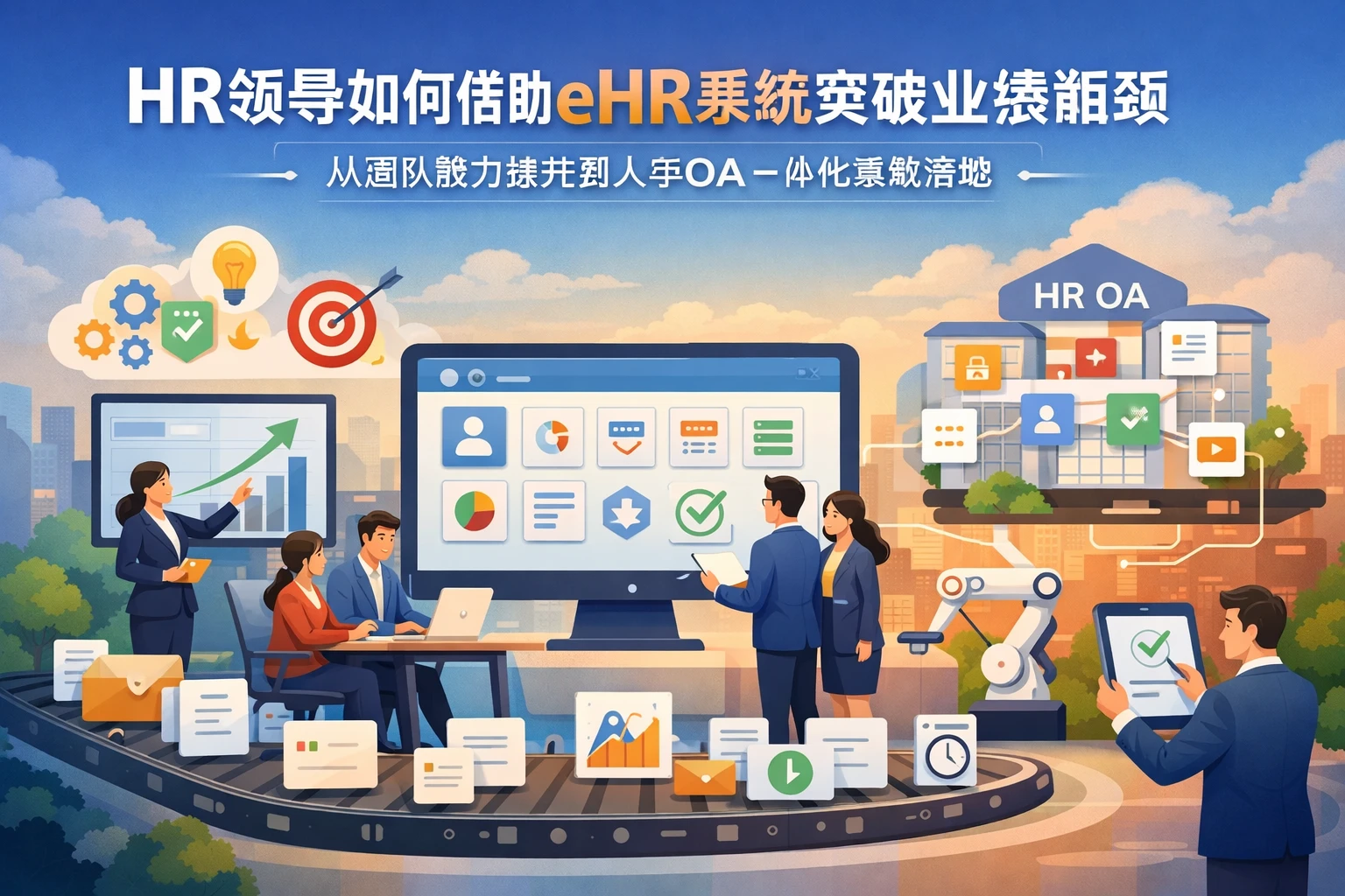HR领导如何借助ehr系统突破业绩瓶颈：从团队能力提升到人事OA一体化系统落地