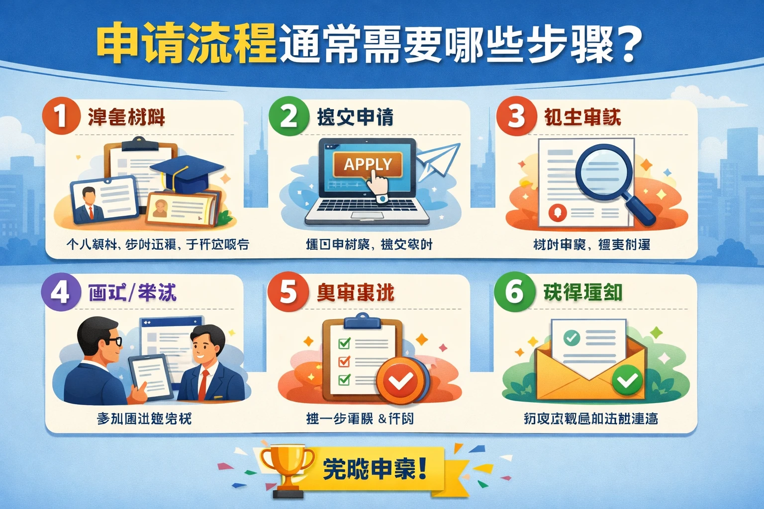 申请流程通常需要哪些步骤