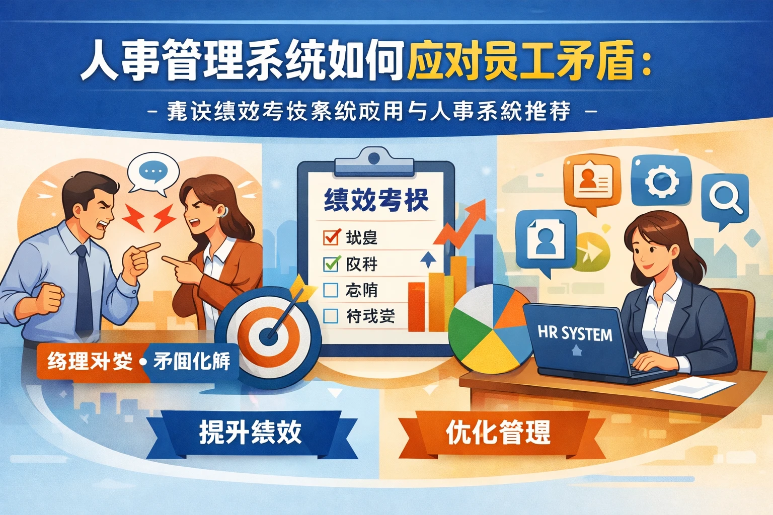 人事管理系统如何应对员工矛盾：兼谈绩效考核系统应用与人事系统推荐
