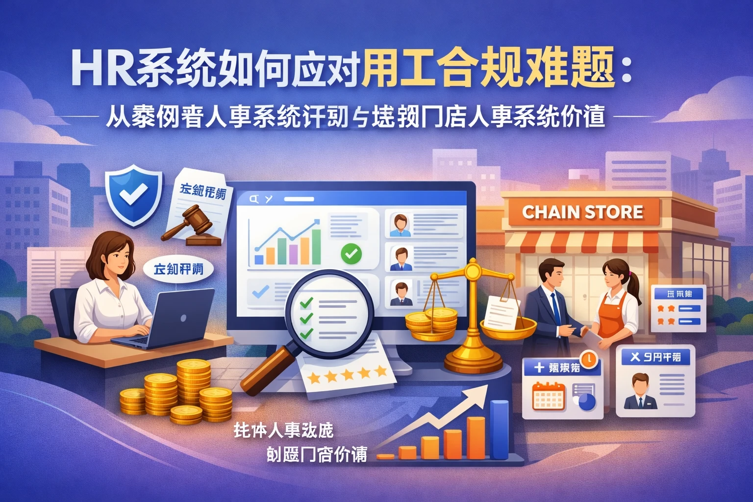 HR系统如何应对用工合规难题：从案例看人事系统评测与连锁门店人事系统价值