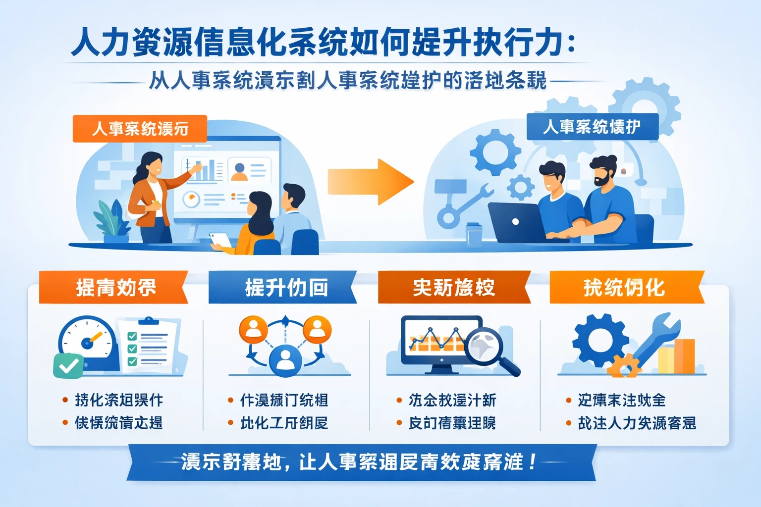 人力资源信息化系统如何提升执行力：从人事系统演示到人事系统维护的落地实践