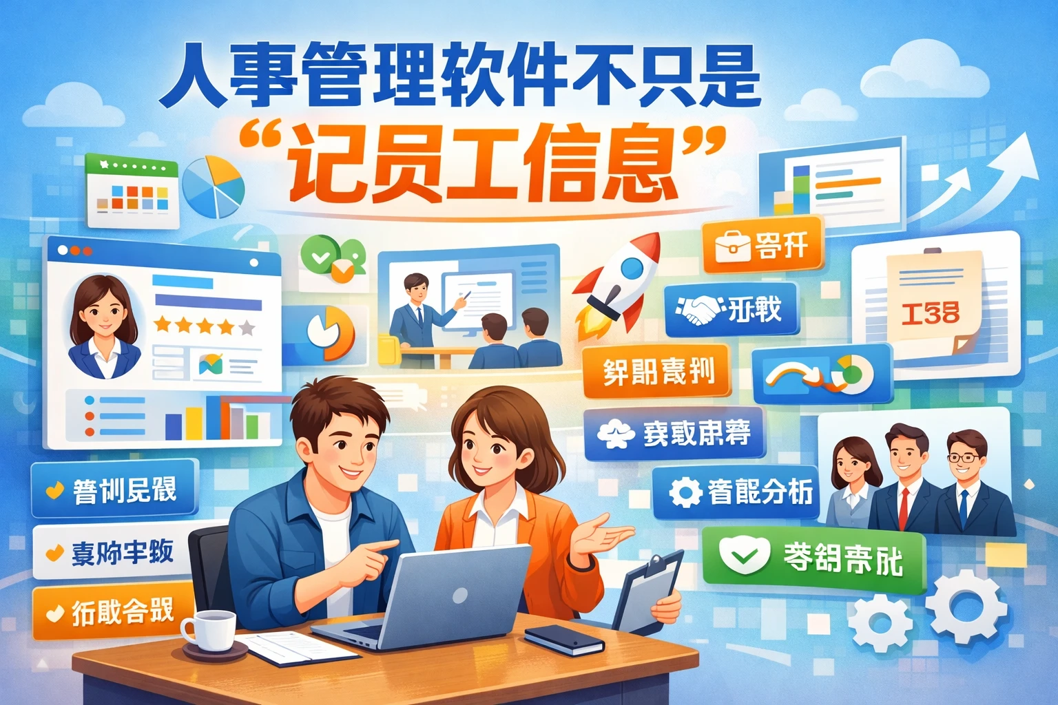 人事管理软件不只是“记员工信息”