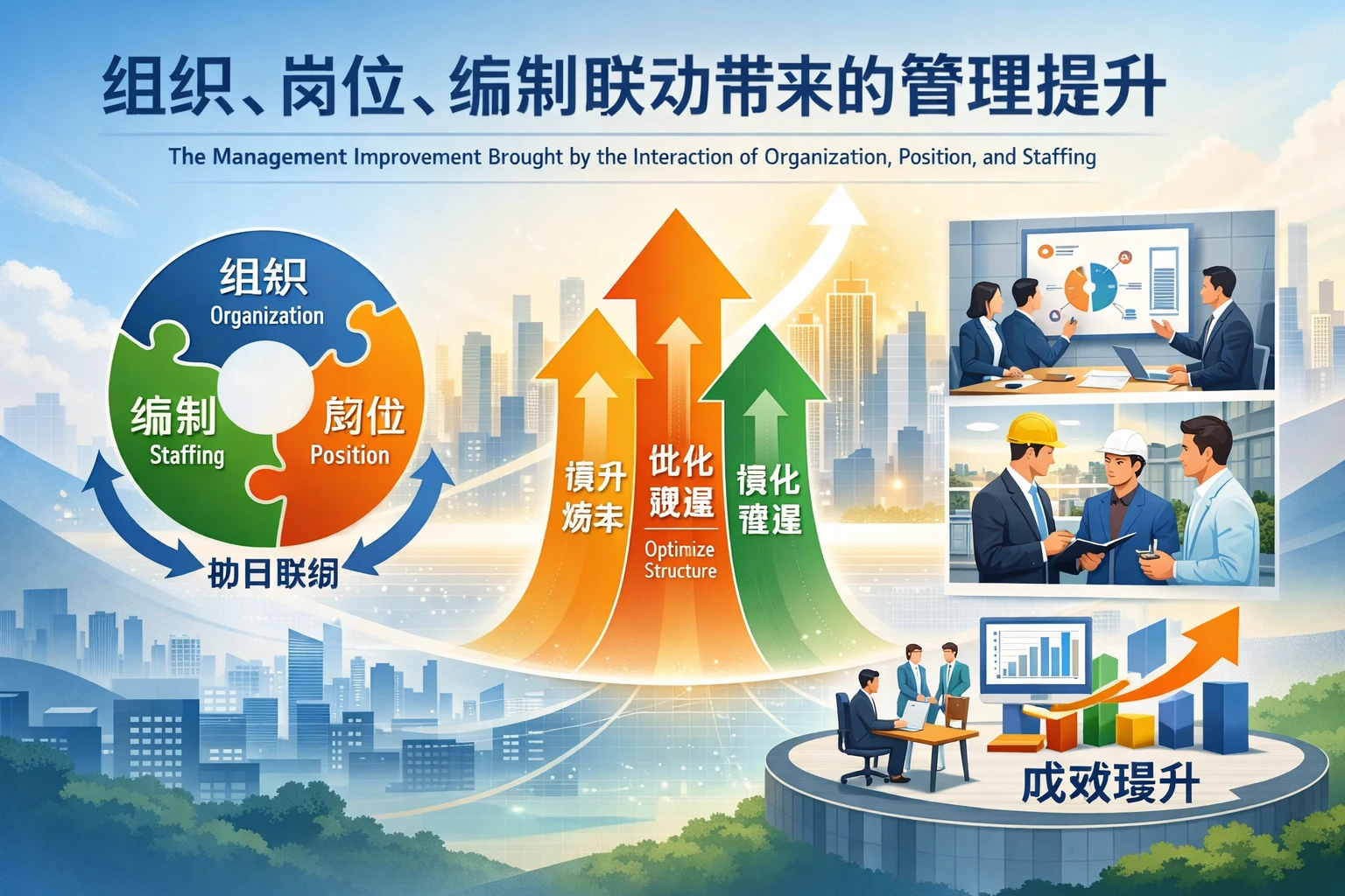 组织、岗位、编制联动带来的管理提升