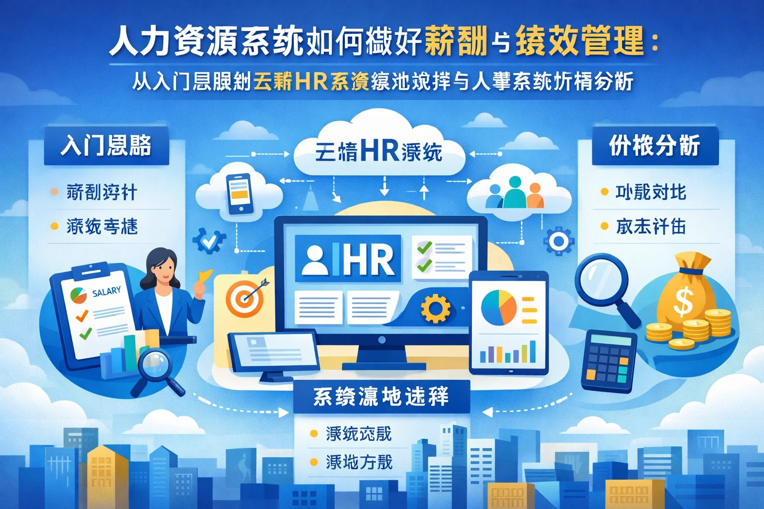 人力资源系统如何做好薪酬与绩效管理：从入门思路到云端HR系统落地选择与人事系统价格分析