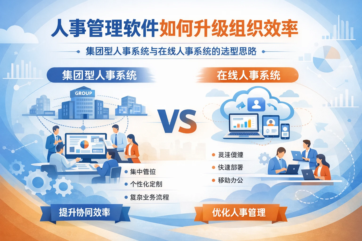 人事管理软件如何升级组织效率：集团型人事系统与在线人事系统的选型思路