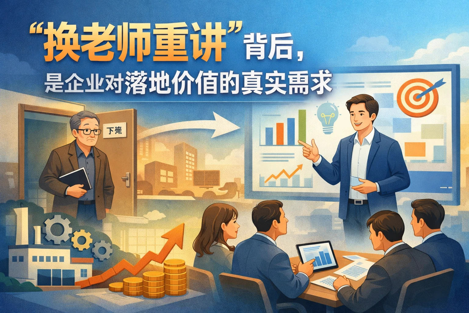 “换老师重讲”背后，是企业对落地价值的真实需求
