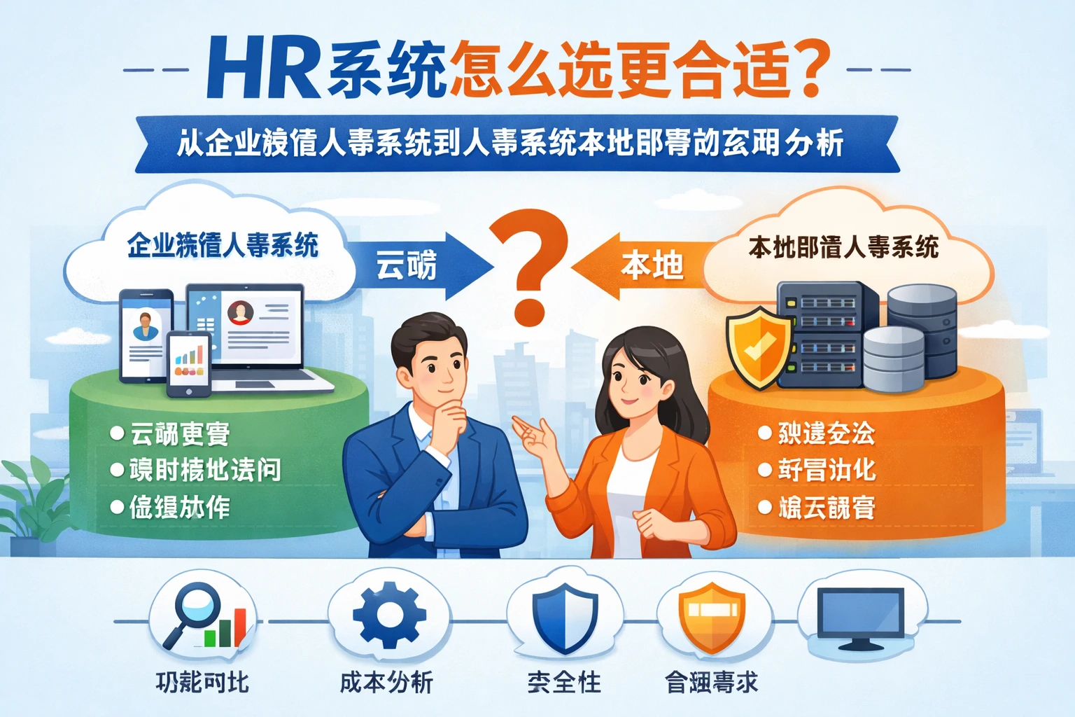 HR系统怎么选更合适？从企业微信人事系统到人事系统本地部署的实用分析
