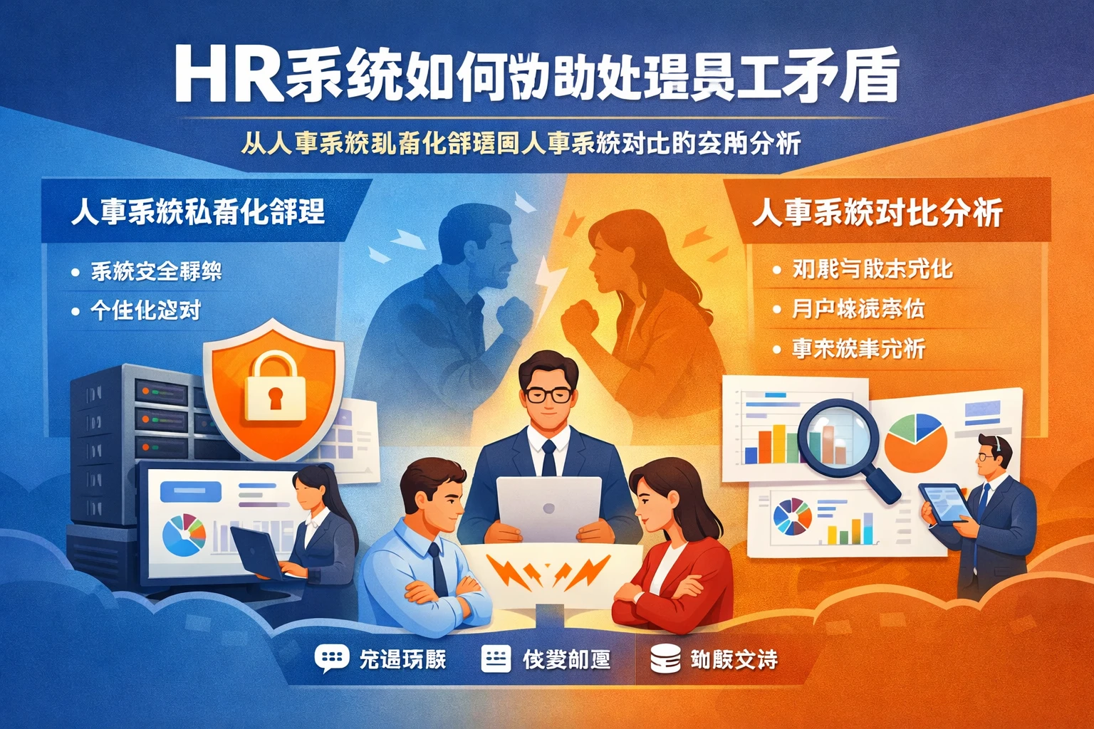 HR系统如何协助处理员工矛盾：从人事系统私有化部署到人事系统对比的实用分析