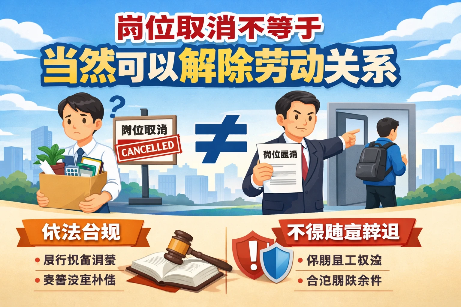 岗位取消不等于当然可以解除劳动关系